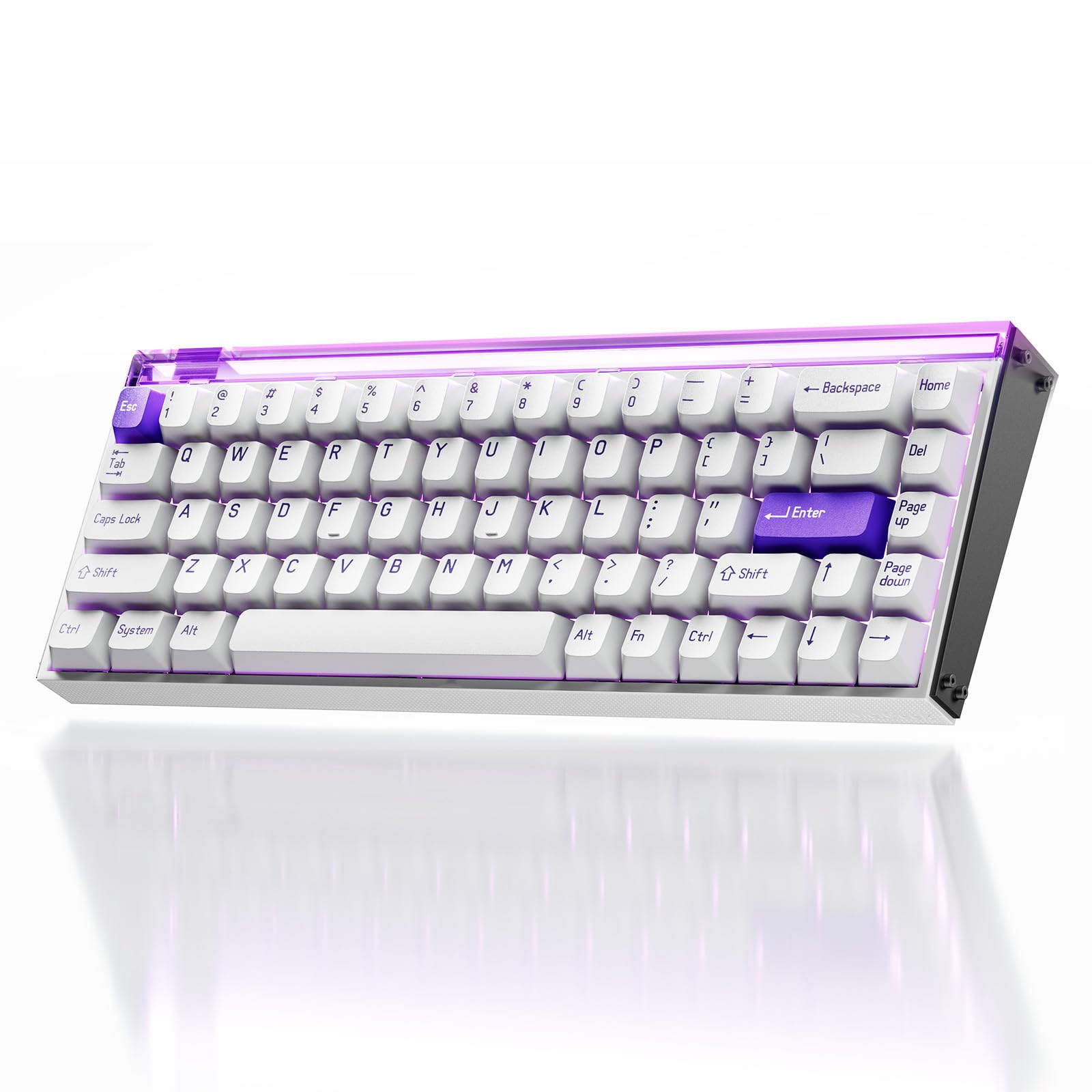 Amazon | MelGeek MADE68 Pro+ 有線キーボード、US英語配列、ホール